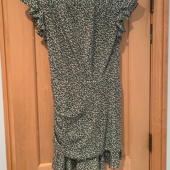 Veronica Beard Marla Tie Ruched Silk Minidress - Picture 2 of 5